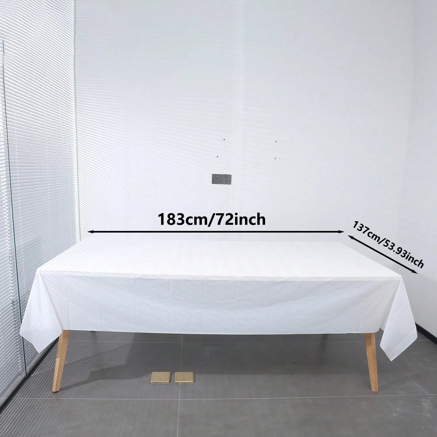 1/5/8pcs- Plastic Tablecloth, Suitable For Rectangular Tables, Light Green Disposable Tablecloth, Waterproof Sage Green Tablecloth, Suitable For Birthday, Bridal Wedding, Baby Shower Decoration, Back