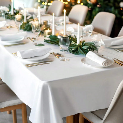 1/5/8pcs- Plastic Tablecloth, Suitable For Rectangular Tables, Light Green Disposable Tablecloth, Waterproof Sage Green Tablecloth, Suitable For Birthday, Bridal Wedding, Baby Shower Decoration, Back