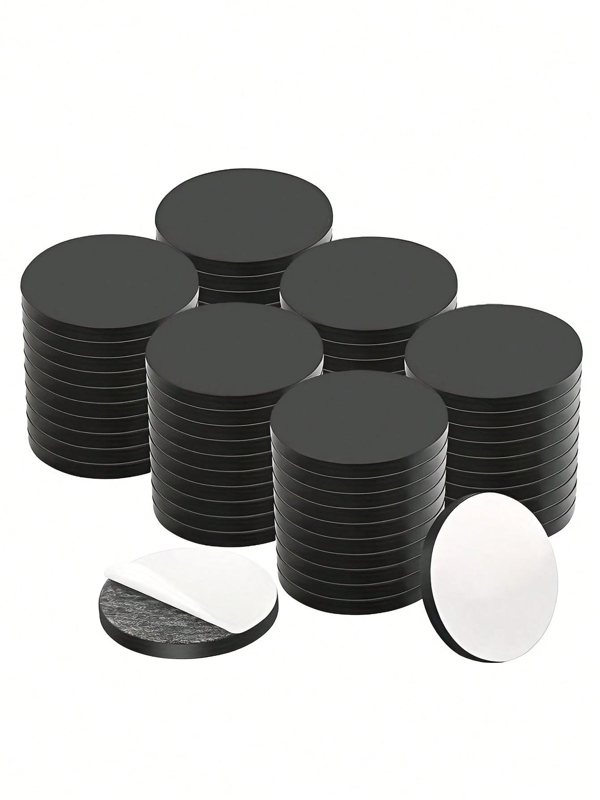 1/50pcs/Set Magnetic Self-Adhesive Magnets, Non-Destructive Magnetic Absorption, Mini Magnets, Versatile Use For DIY Crafts, Whiteboard, Refrigerator, Photo Display, Wedding Party, Celebration, Holida