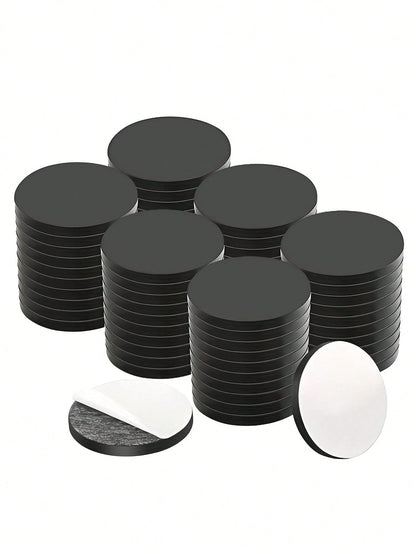 1/50pcs/Set Magnetic Self-Adhesive Magnets, Non-Destructive Magnetic Absorption, Mini Magnets, Versatile Use For DIY Crafts, Whiteboard, Refrigerator, Photo Display, Wedding Party, Celebration, Holida