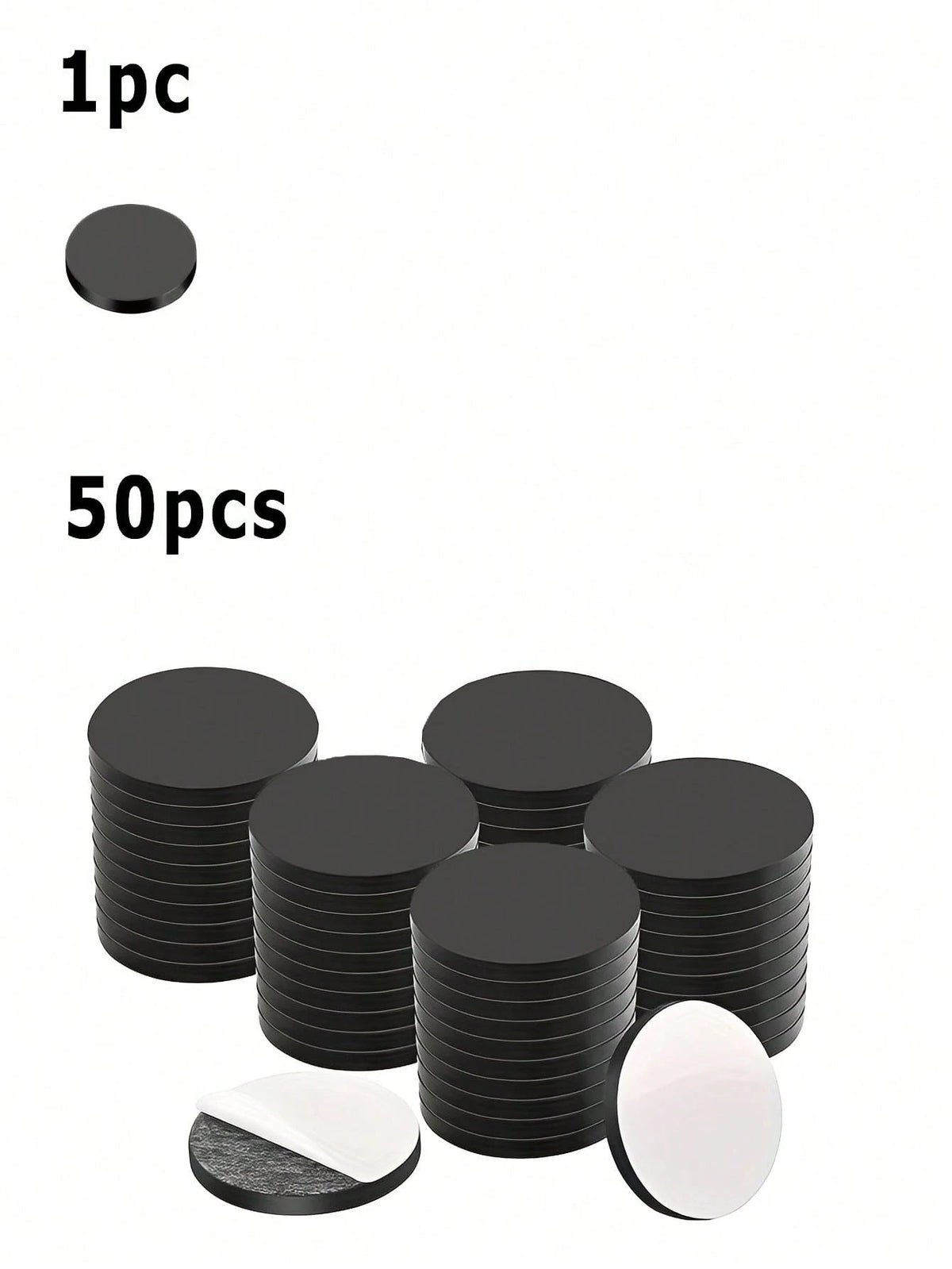 1/50pcs/Set Magnetic Self-Adhesive Magnets, Non-Destructive Magnetic Absorption, Mini Magnets, Versatile Use For DIY Crafts, Whiteboard, Refrigerator, Photo Display, Wedding Party, Celebration, Holida
