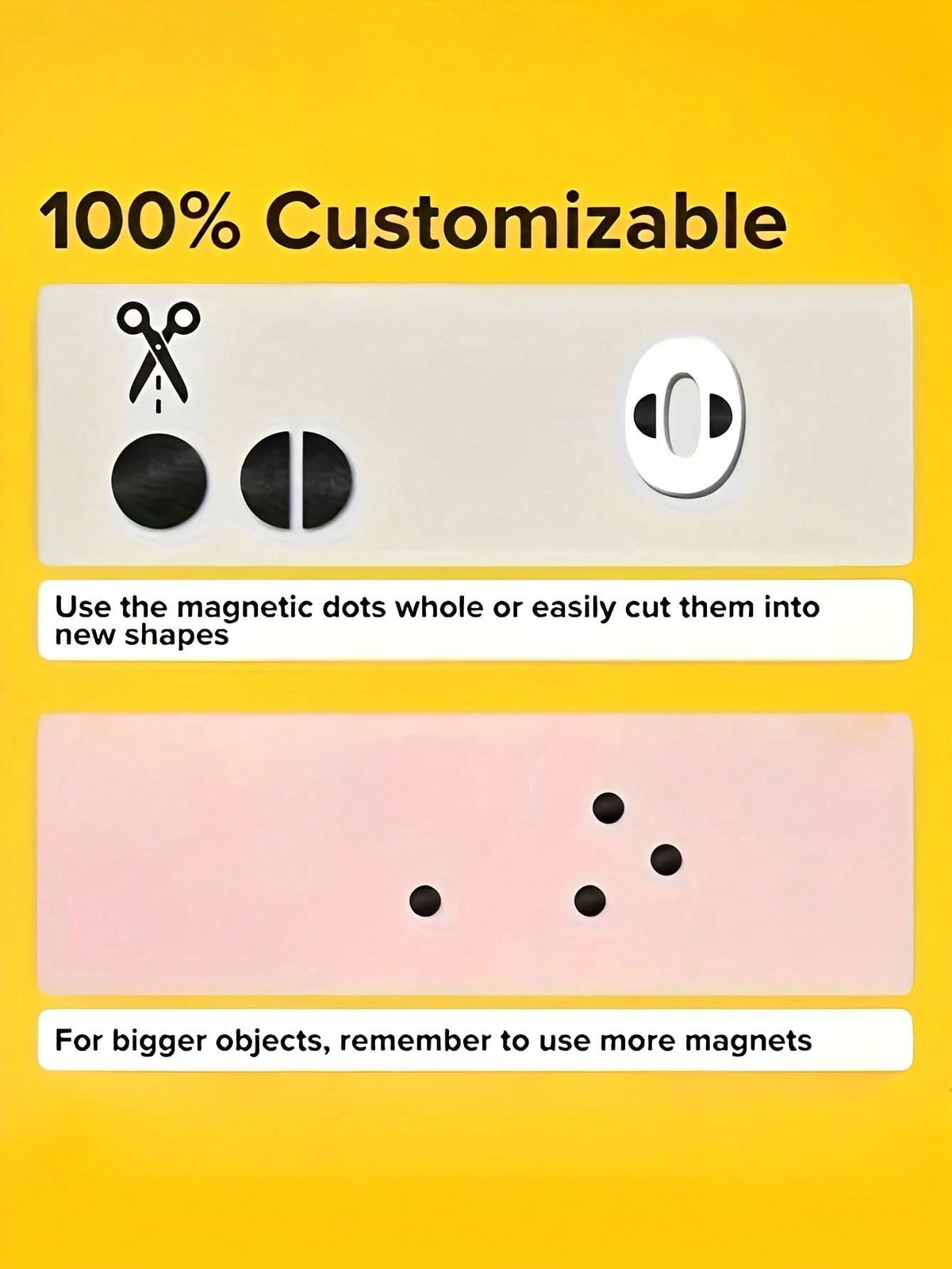 1/50pcs/Set Magnetic Self-Adhesive Magnets, Non-Destructive Magnetic Absorption, Mini Magnets, Versatile Use For DIY Crafts, Whiteboard, Refrigerator, Photo Display, Wedding Party, Celebration, Holida