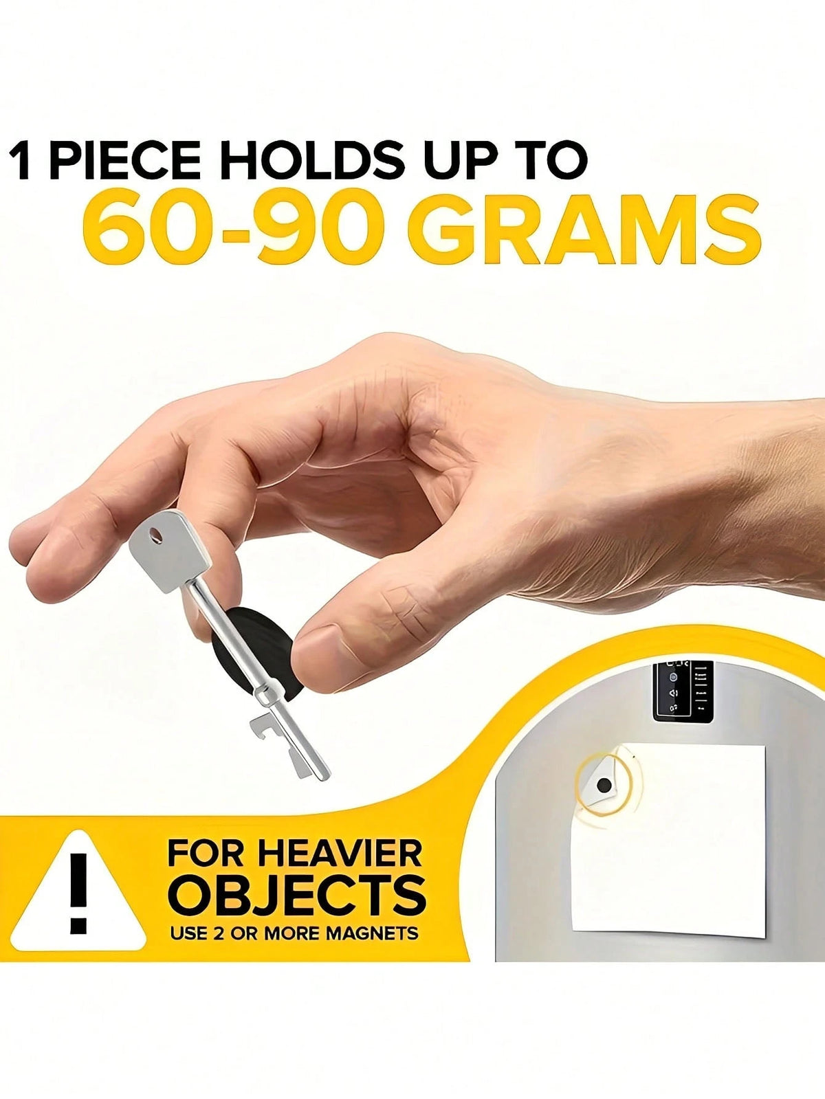 1/50pcs/Set Magnetic Self-Adhesive Magnets, Non-Destructive Magnetic Absorption, Mini Magnets, Versatile Use For DIY Crafts, Whiteboard, Refrigerator, Photo Display, Wedding Party, Celebration, Holida