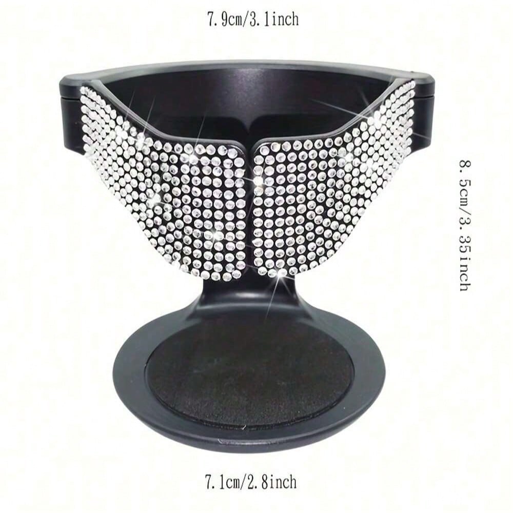1 Car Cup Holder, Rhinestone Crystal Car Air Vent Cup Holder, Drink Cup Holder, Air Conditioner Vent, Ashtray Holder, Storage Rack