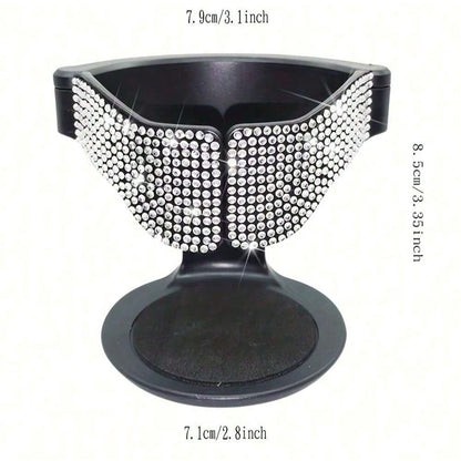 1 Car Cup Holder, Rhinestone Crystal Car Air Vent Cup Holder, Drink Cup Holder, Air Conditioner Vent, Ashtray Holder, Storage Rack