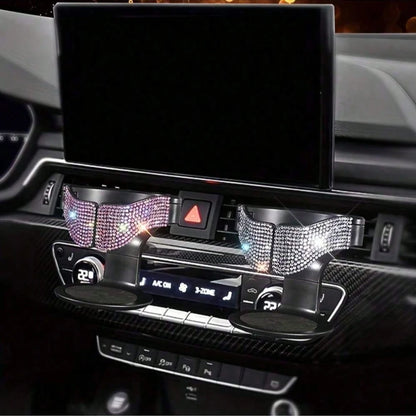 1 Car Cup Holder, Rhinestone Crystal Car Air Vent Cup Holder, Drink Cup Holder, Air Conditioner Vent, Ashtray Holder, Storage Rack