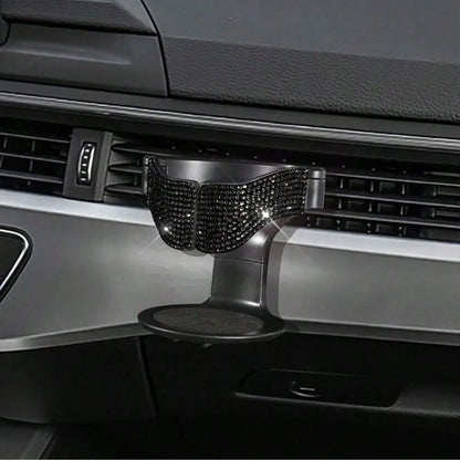 1 Car Cup Holder, Rhinestone Crystal Car Air Vent Cup Holder, Drink Cup Holder, Air Conditioner Vent, Ashtray Holder, Storage Rack
