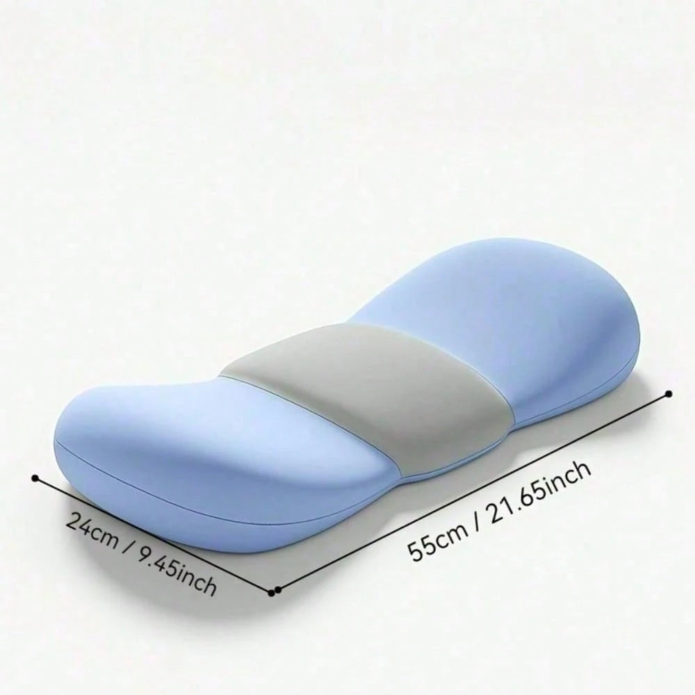 1 Ergonomic Lumbar Pillow, 3D Butterfly Wing Waist Cushion, Zoned Engineering Design For Precise Back Fit, Suitable For All Sleeping Positions, Breathable And Curved, Removable Washable Cover, Neck An