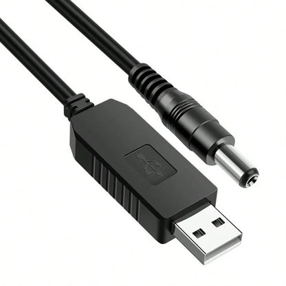 1 Meter 5V USB To 12V DC Male Boost Cable USB Wireless Network Power Cord 12V Adapter Router Optical Modem Power-Off Continuous Network Boost Line