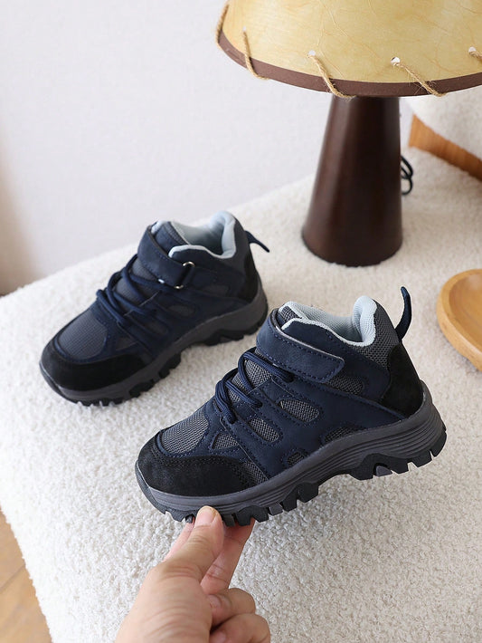 1 Pair 2026 Spring New Style Skate Shoes, Versatile Daily Wear Toddler Shoes For Boys And Girls, Soft Sole Athletic Sneakers