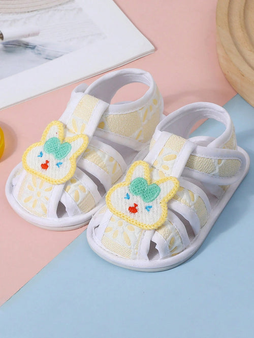 1 Pair Infant Shoes, Suitable For Indoor, Outdoor And Party Wear, Non-Slip Sole To Assist Walking, Soft Flat Infant Shoes