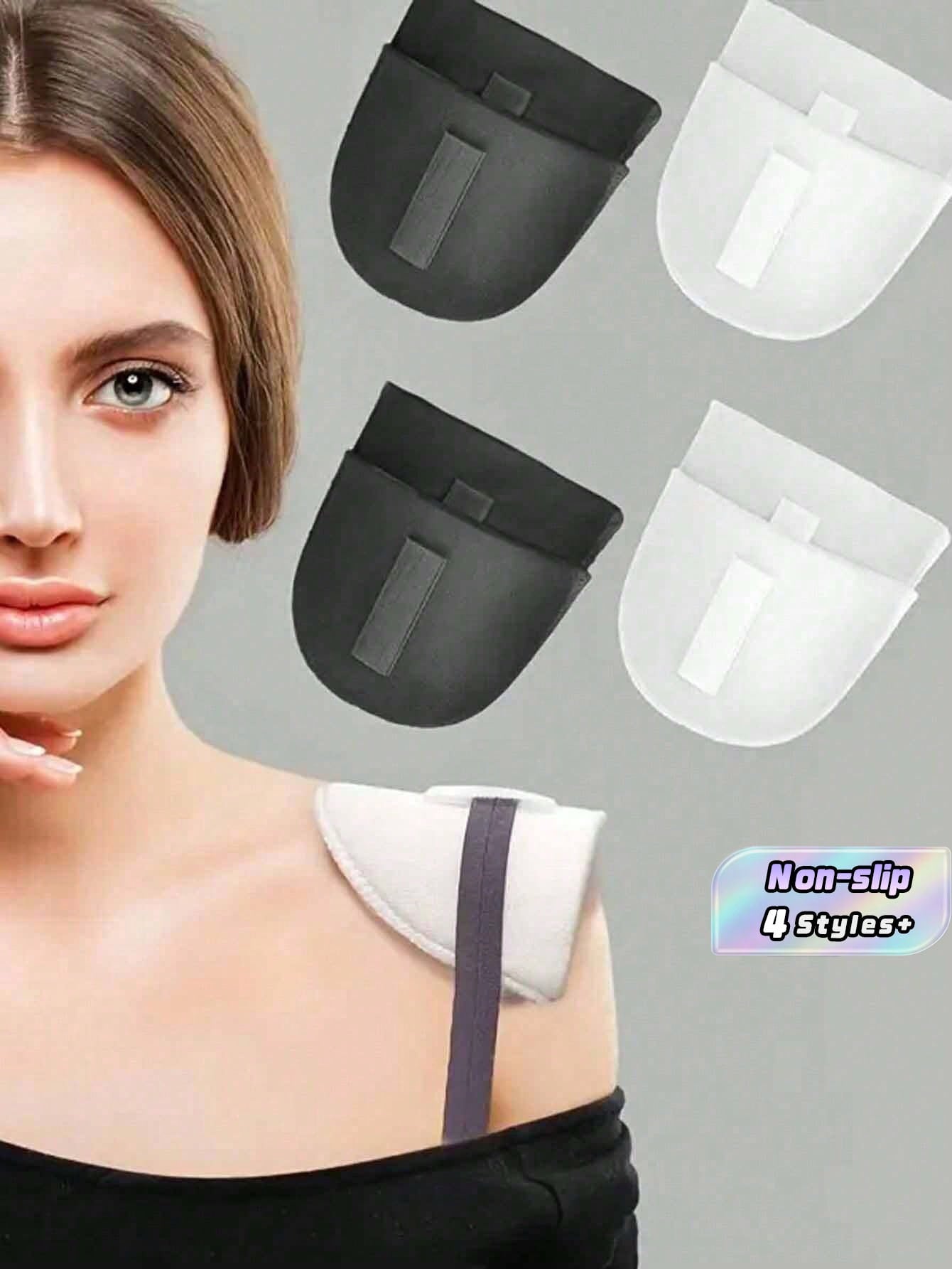 1 Pair Shoulder Pads, 0.59 Inch Thick, Breathable Sponge Pads, Unisex, For High/Low Shoulder Blazers And T-Shirts, Back To School Gift.