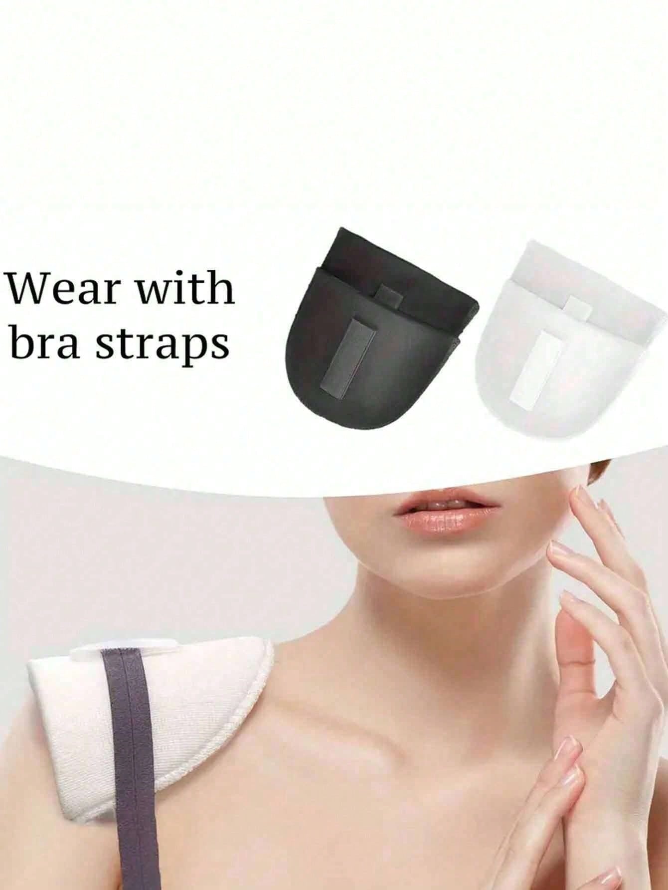 1 Pair Shoulder Pads, 0.59 Inch Thick, Breathable Sponge Pads, Unisex, For High/Low Shoulder Blazers And T-Shirts, Back To School Gift.