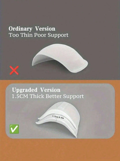 1 Pair Shoulder Pads, 0.59 Inch Thick, Breathable Sponge Pads, Unisex, For High/Low Shoulder Blazers And T-Shirts, Back To School Gift.