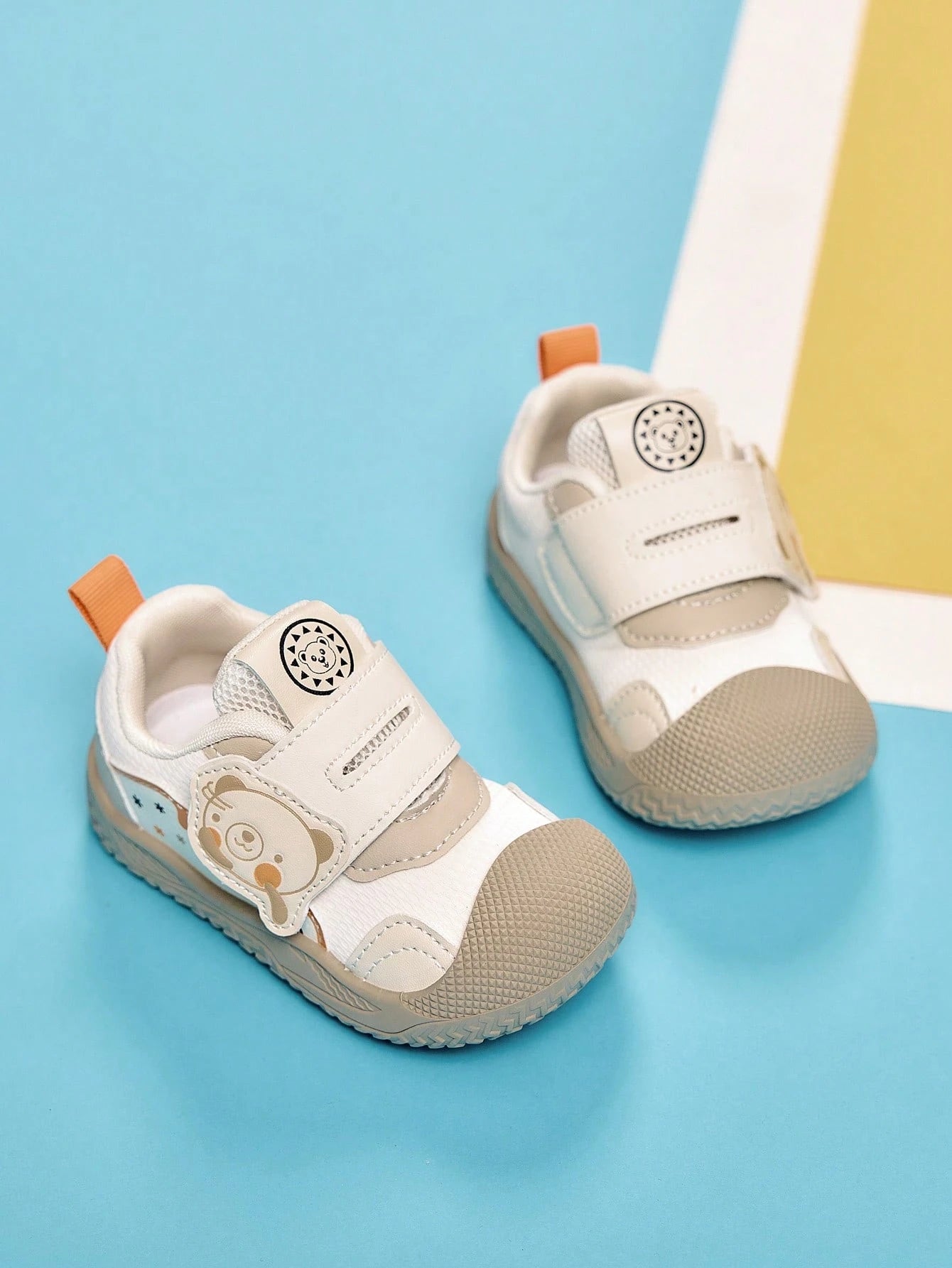 1 Pair Unisex Kids Breathable Casual Walking Shoes, Anti-Kick Fashion Versatile Soft Sole Sports Shoes
