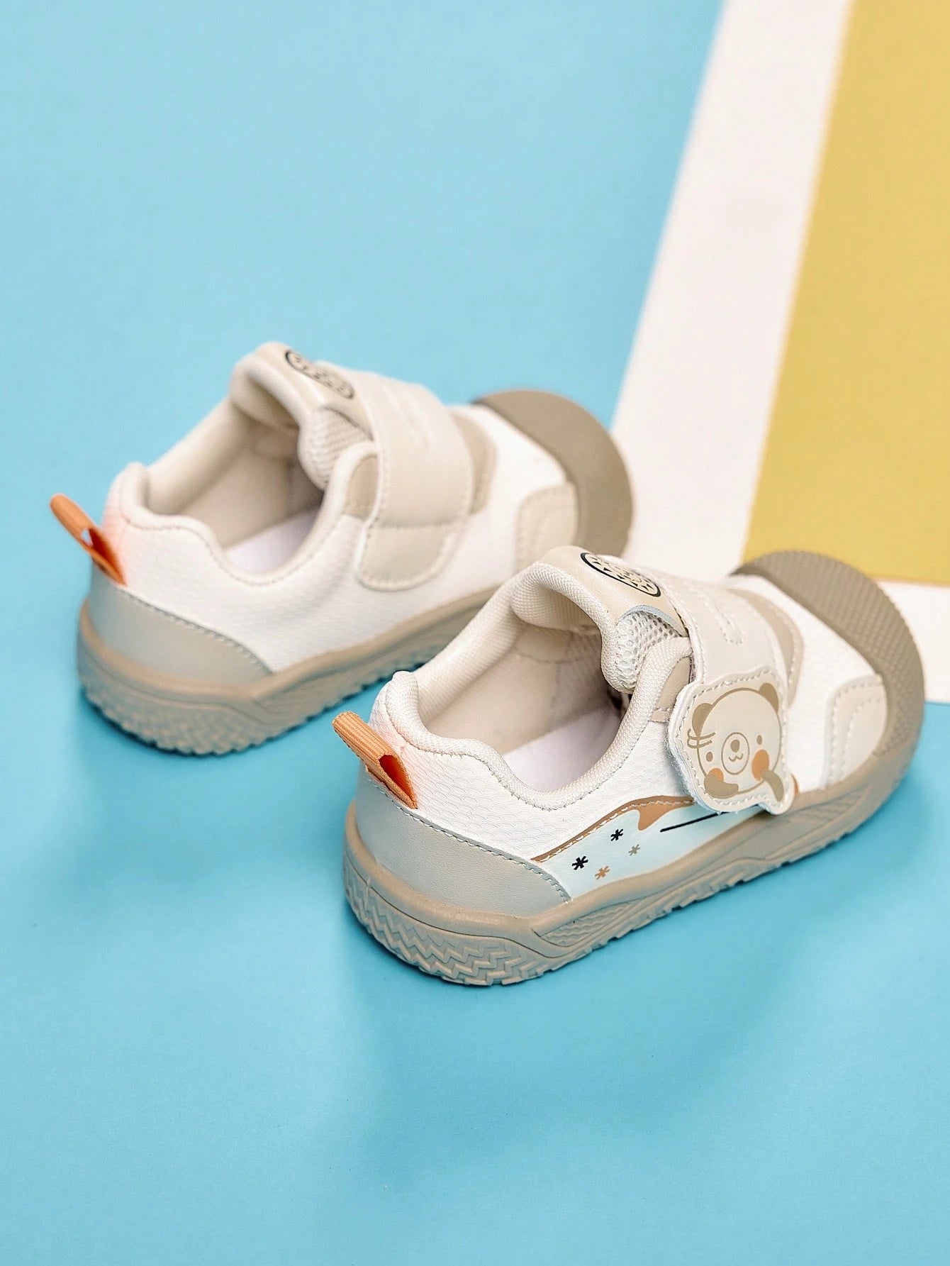 1 Pair Unisex Kids Breathable Casual Walking Shoes, Anti-Kick Fashion Versatile Soft Sole Sports Shoes