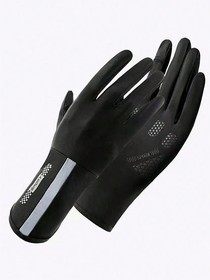 1 Pair Women's Summer Outdoor Sports Cycling Anti-Slip Touchscreen Gloves