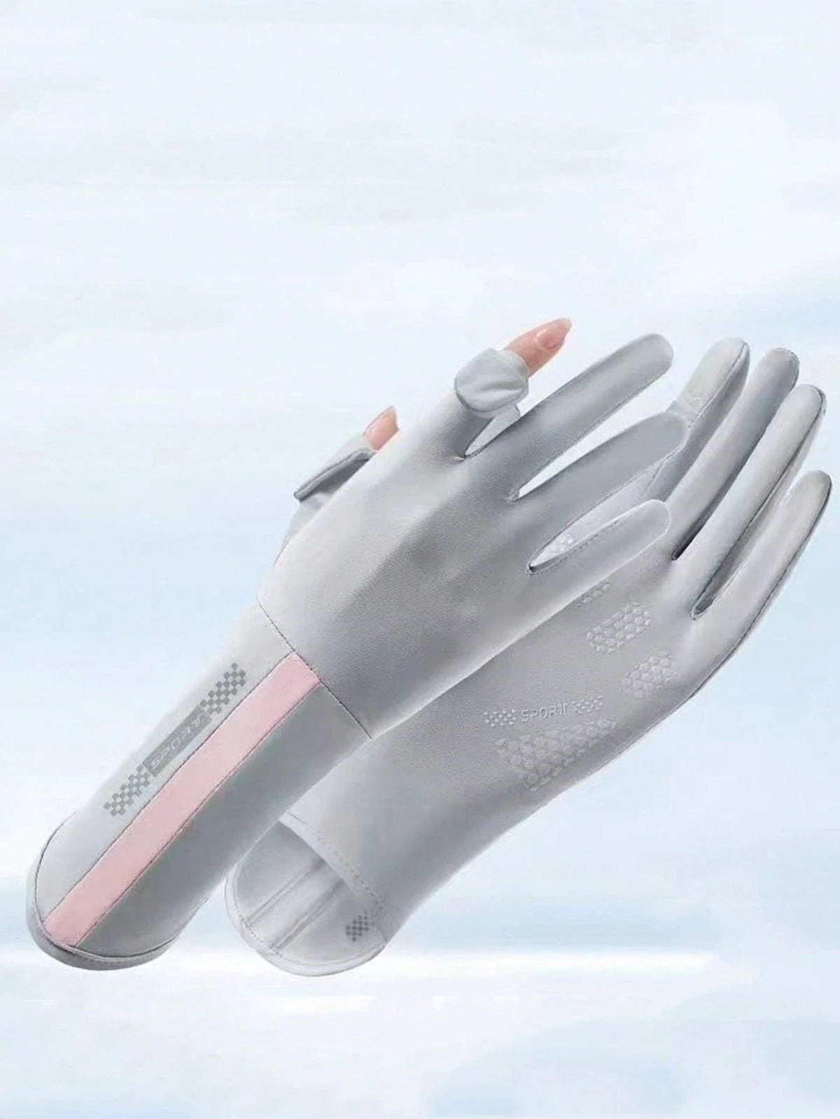 1 Pair Women's Summer Outdoor Sports Cycling Anti-Slip Touchscreen Gloves