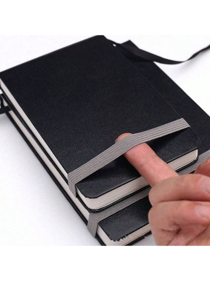 1 Pc 300g Wood Pulp Watercolor Book, Medium Coarse Grain 24 Page Watercolor Ledger, PU Leather Hand Drawn Portable Watercolor Book Back To School,Mother's Day,Mom's Gift,Back To School,School Supplies