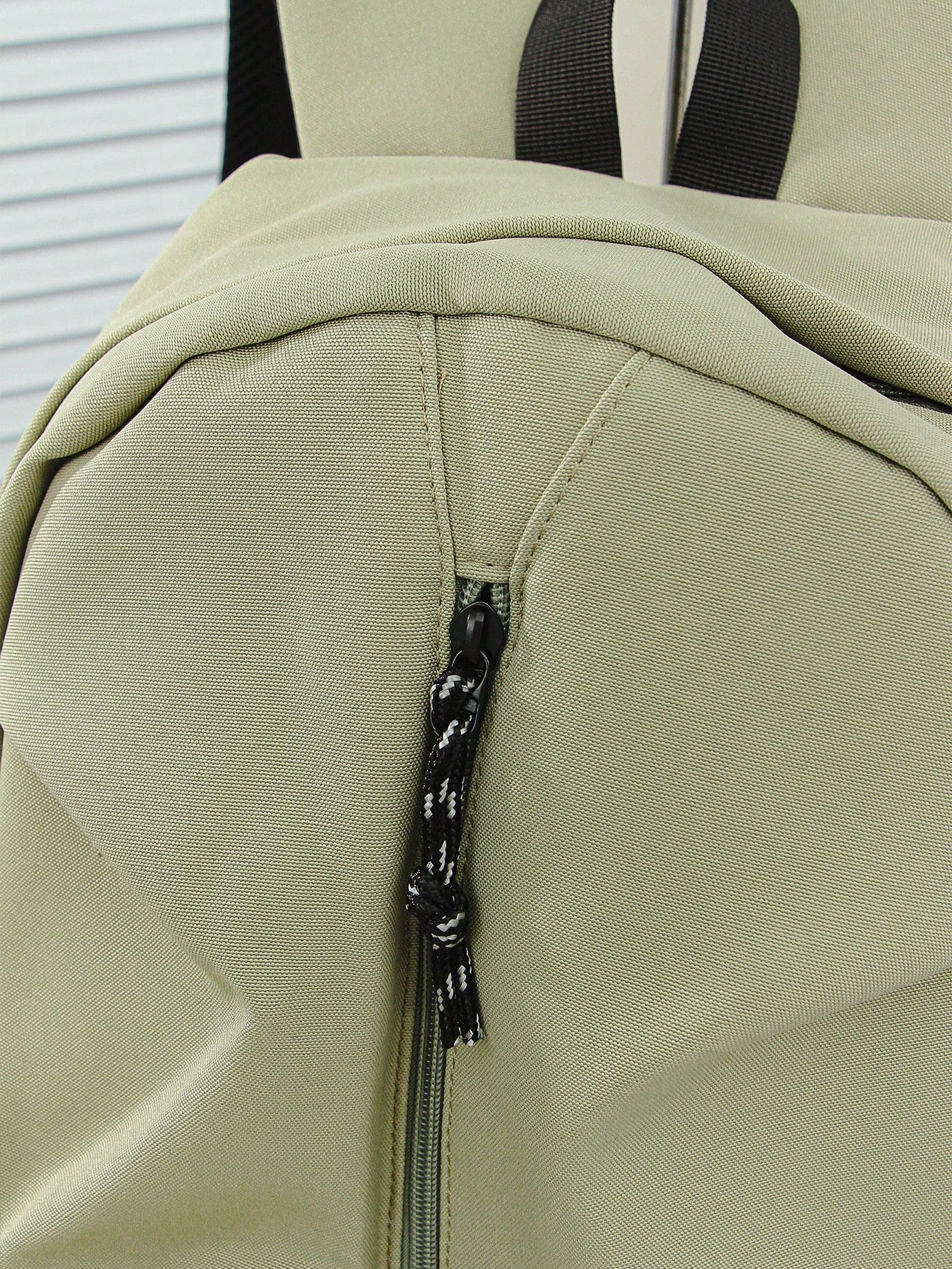 1 PC Solid Green Backpack Travel Backpack Cute Pendant Campus Satchel Schoolbag Backpack,High-End Popular Fashionable And Casual Large Capacity