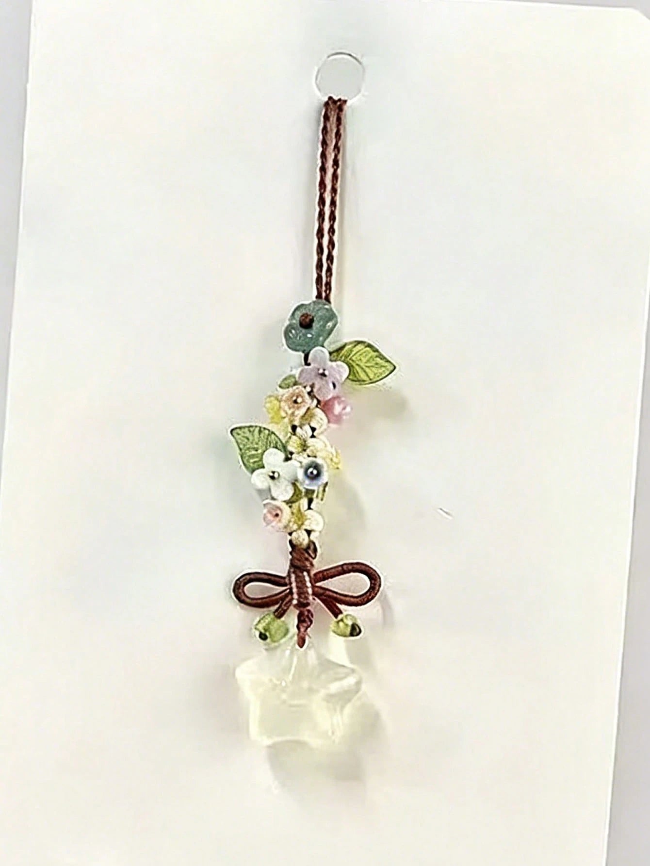 1 Pc Star, Blossom, Bowknot Mobile Phone Hanger Cord, CCD Camera Pendant, Bag Pendant, Retro Versatile Fashion Small-Style Handmade Mobile Phone Chain Pendant, Suitable For Women's Daily Use, Compatib