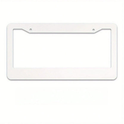 1 Piece, Leopard Print License Plate Frame- Suitable For Aluminum Cheetah Pattern Car License Plate Holders, Durable Car Exterior Accessory, Suitable For American Vehicles, Stylish Car Decoration