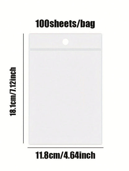 1 Set Lightweight Paper, 100 Sheets Per Bag, Country Post Office Theme, Vintage Style, Glue-Free, Memo Paper Material, DIY Scrapbook Decoration, Suitable For Writing Notes And Greeting Cards