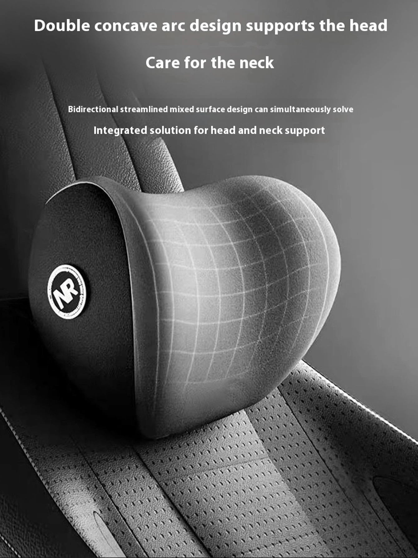 1 Set Of Headrest And Backrest Kit For Car Seats, Relieving Discomfort In The Lower Back And Neck, Essential For Long-Term Driving, Upgraded Comfort In Autumn And Winter, Ergonomic Fit Design, High-De