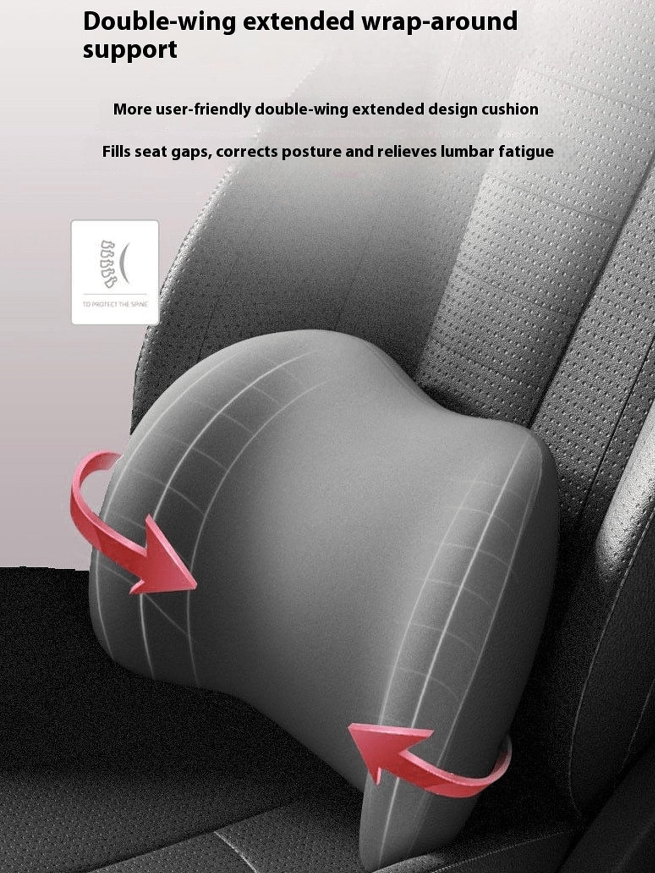 1 Set Of Headrest And Backrest Kit For Car Seats, Relieving Discomfort In The Lower Back And Neck, Essential For Long-Term Driving, Upgraded Comfort In Autumn And Winter, Ergonomic Fit Design, High-De