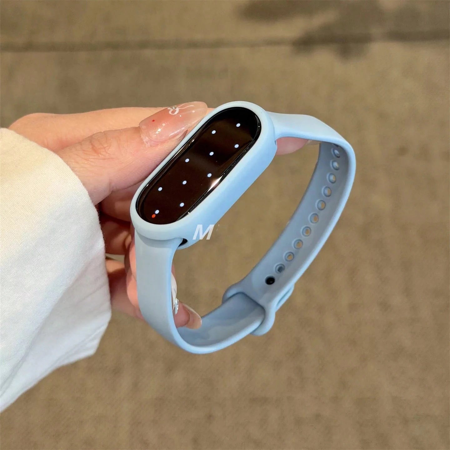 1 Strap + 1 Silicone Protective Case Combo, High Aesthetic Watch Band, Elegant & Exquisite, Comfortable & Breathable Silicone Strap Design, Suitable For Xiaomi 10/9/8 Sizes, Quick Detachable Buckle De