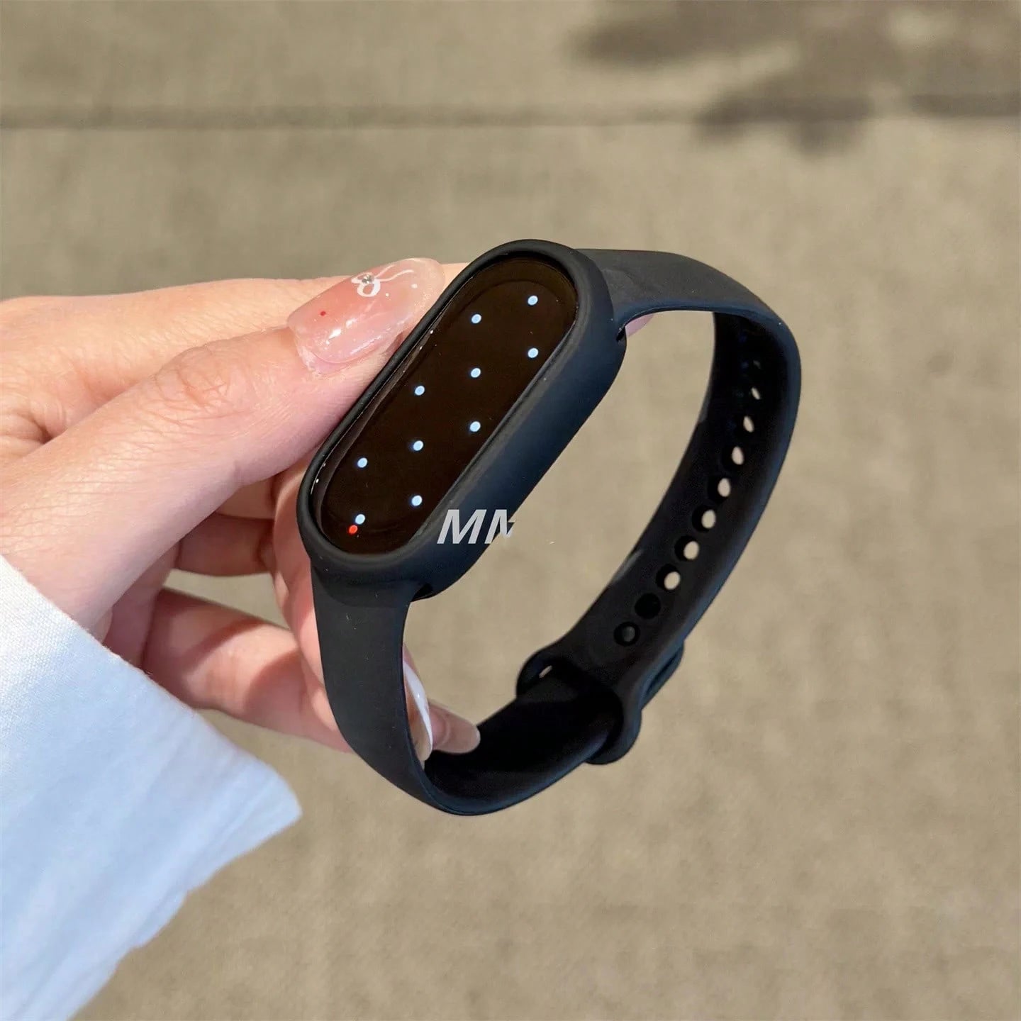 1 Strap + 1 Silicone Protective Case Combo, High Aesthetic Watch Band, Elegant & Exquisite, Comfortable & Breathable Silicone Strap Design, Suitable For Xiaomi 10/9/8 Sizes, Quick Detachable Buckle De