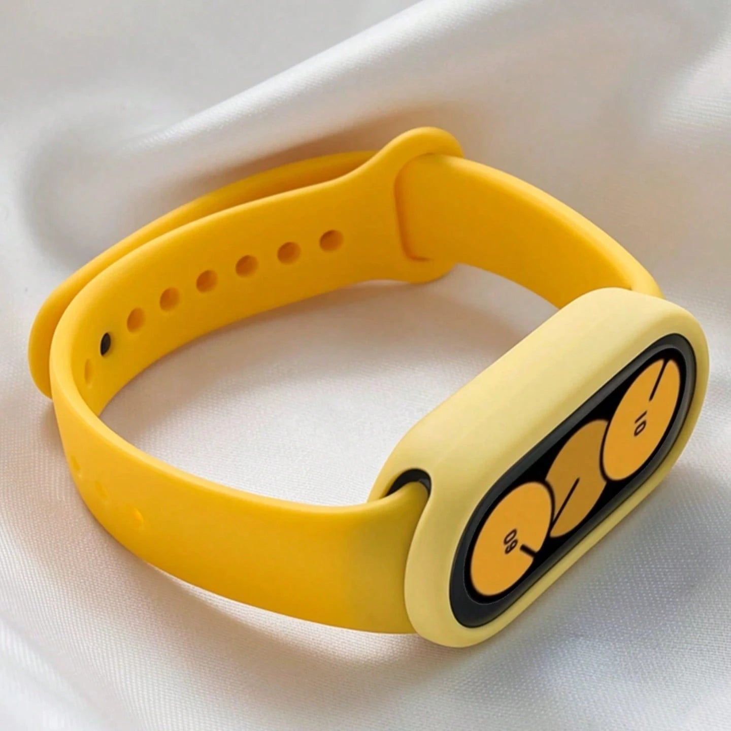 1 Strap + 1 Silicone Protective Case Combo, High Aesthetic Watch Band, Elegant & Exquisite, Comfortable & Breathable Silicone Strap Design, Suitable For Xiaomi 10/9/8 Sizes, Quick Detachable Buckle De