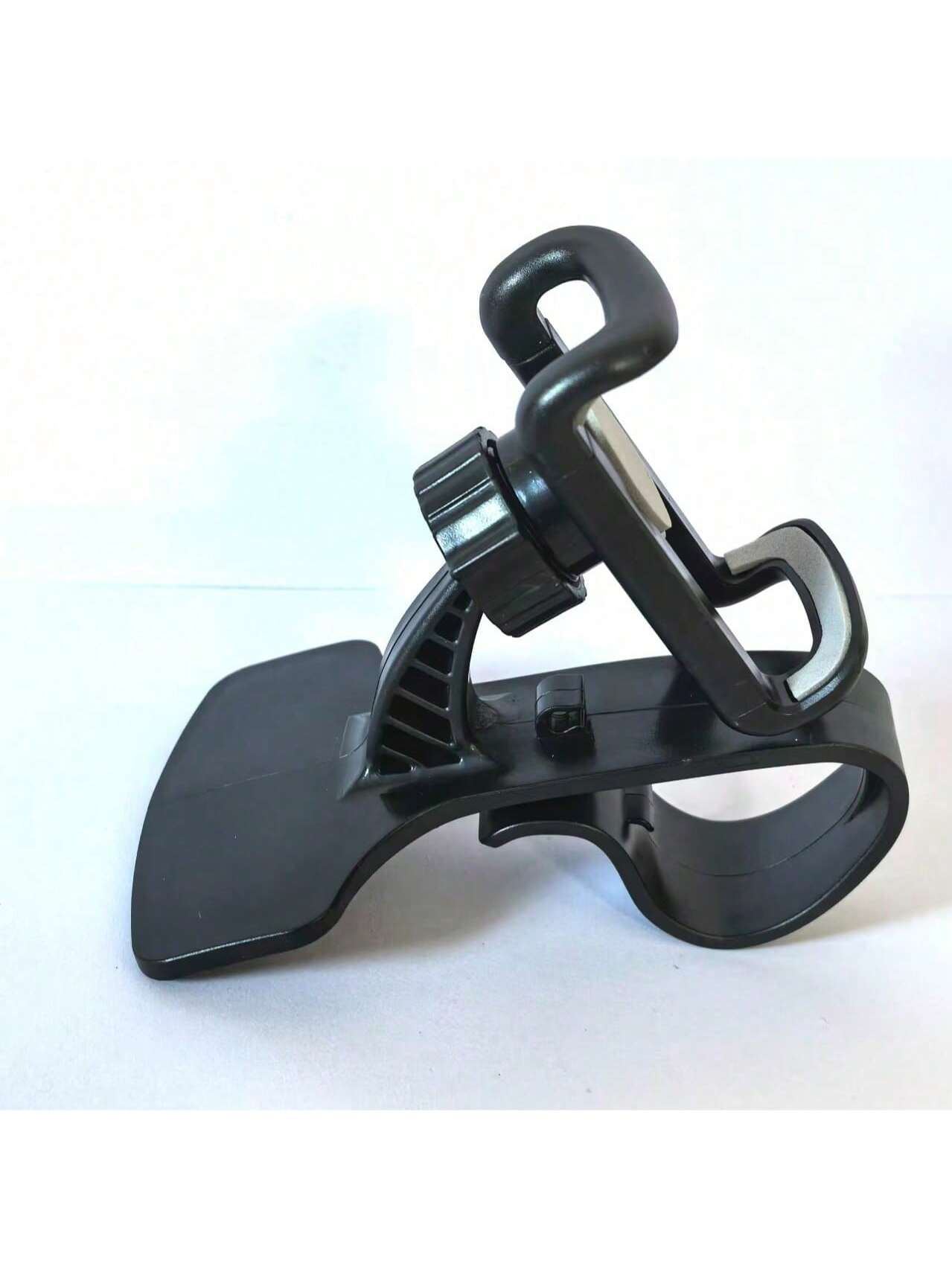 1 Universal Fit Non Slip Shockproof 360 Degree Rotatable Black Car Phone Holder Dashboard Air Vent Clip On Clamp Stand For Car SUV Truck GPS Navigation Mobile Phone Support