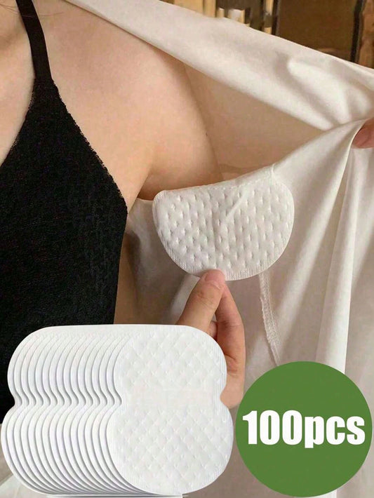 10/20/50/100/200pcs Disposable Underarm Sweat Pads, Highly Breathable, Invisible Sweat Absorption, Lightweight, Comfortable And Odorless, Easy To Use, Suitable For Men And Women, Perfect For Hot Summe