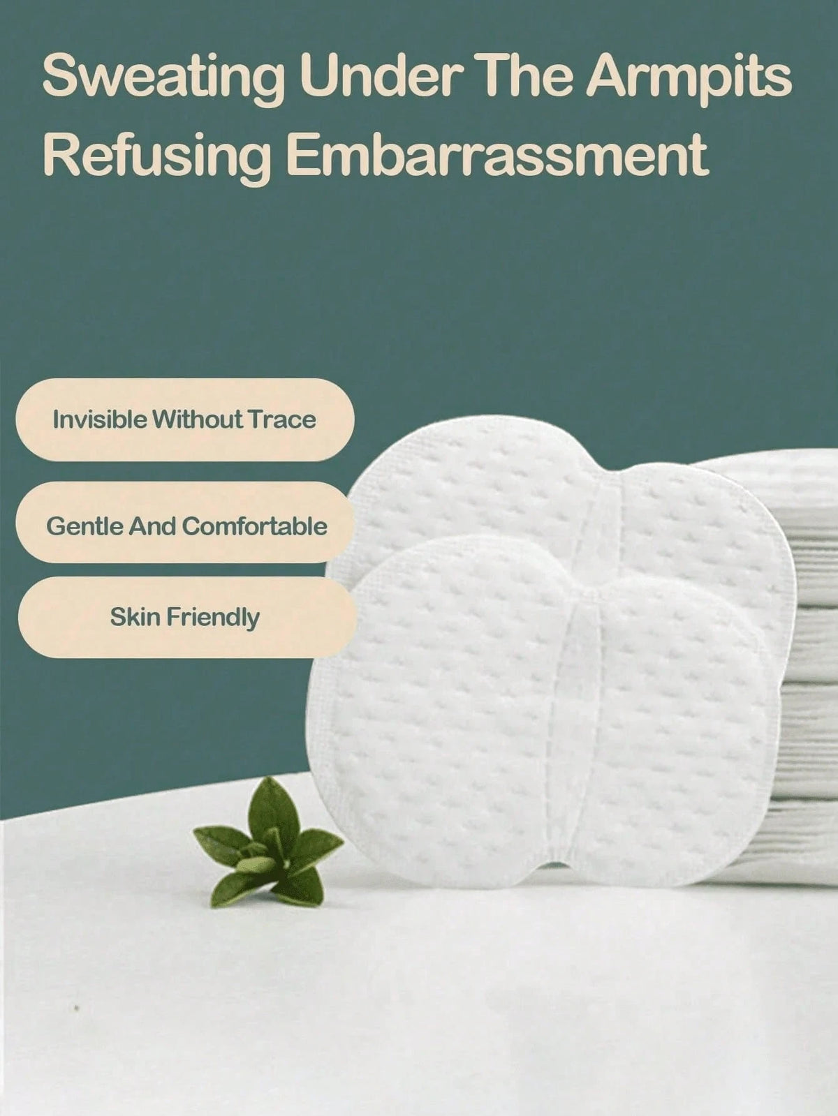 10/20/50/100/200pcs Disposable Underarm Sweat Pads, Highly Breathable, Invisible Sweat Absorption, Lightweight, Comfortable And Odorless, Easy To Use, Suitable For Men And Women, Perfect For Hot Summe