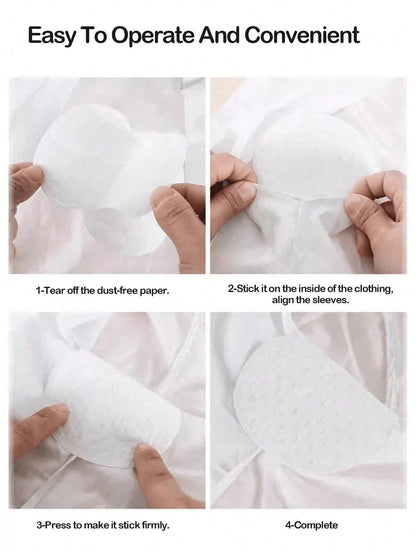 10/20/50/100/200pcs Disposable Underarm Sweat Pads, Highly Breathable, Invisible Sweat Absorption, Lightweight, Comfortable And Odorless, Easy To Use, Suitable For Men And Women, Perfect For Hot Summe