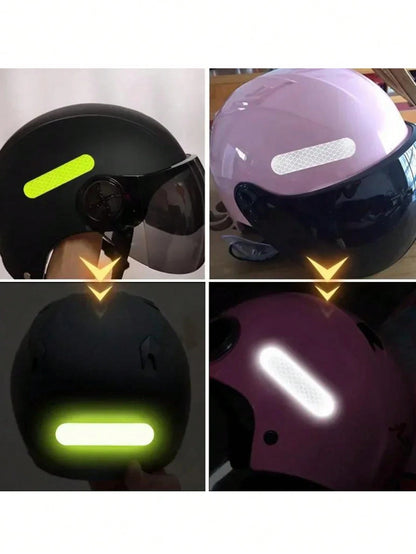 10/20/60pcs Car Warning Reflective Stickers, Waterproof Anti-Fouling Reflective Stickers Suitable For Car, Motorcycle, Bicycle, Helmet