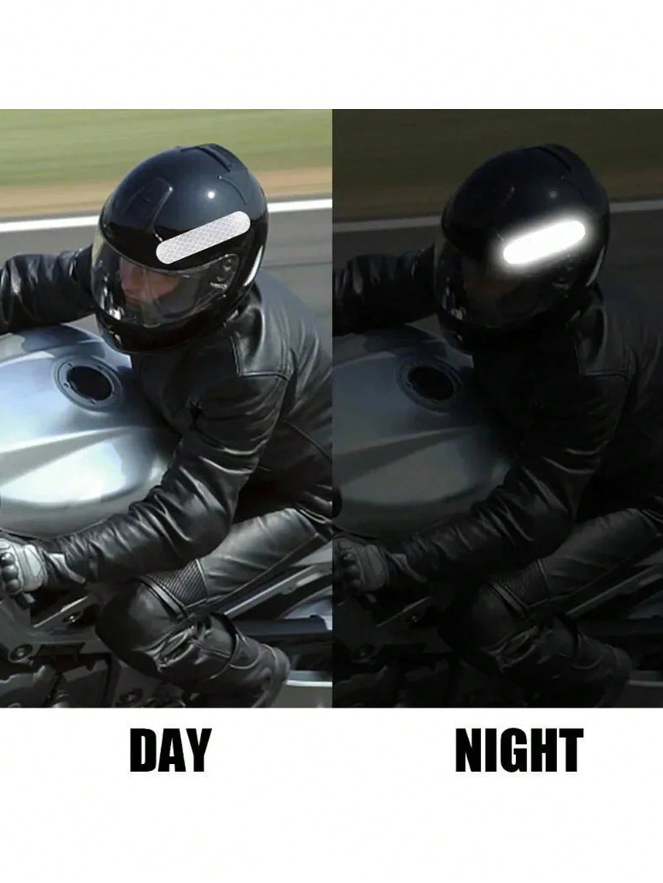 10/20/60pcs Car Warning Reflective Stickers, Waterproof Anti-Fouling Reflective Stickers Suitable For Car, Motorcycle, Bicycle, Helmet