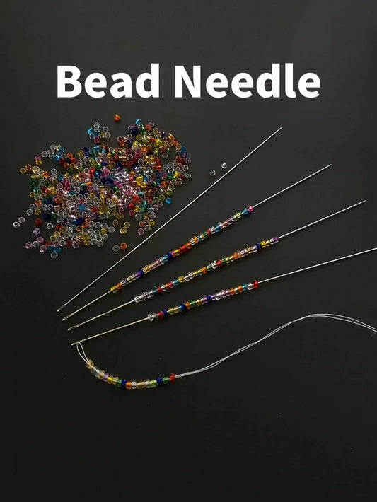 10/25pcs Ultra-Fine Beading Needles, Fine Needles, Seed Bead Needles, Beading Needles, DIY Handmade Necklace And Bracelet Needles, Suitable For Different Lengths, Meet The Needs Of Various Beads. 5 Si