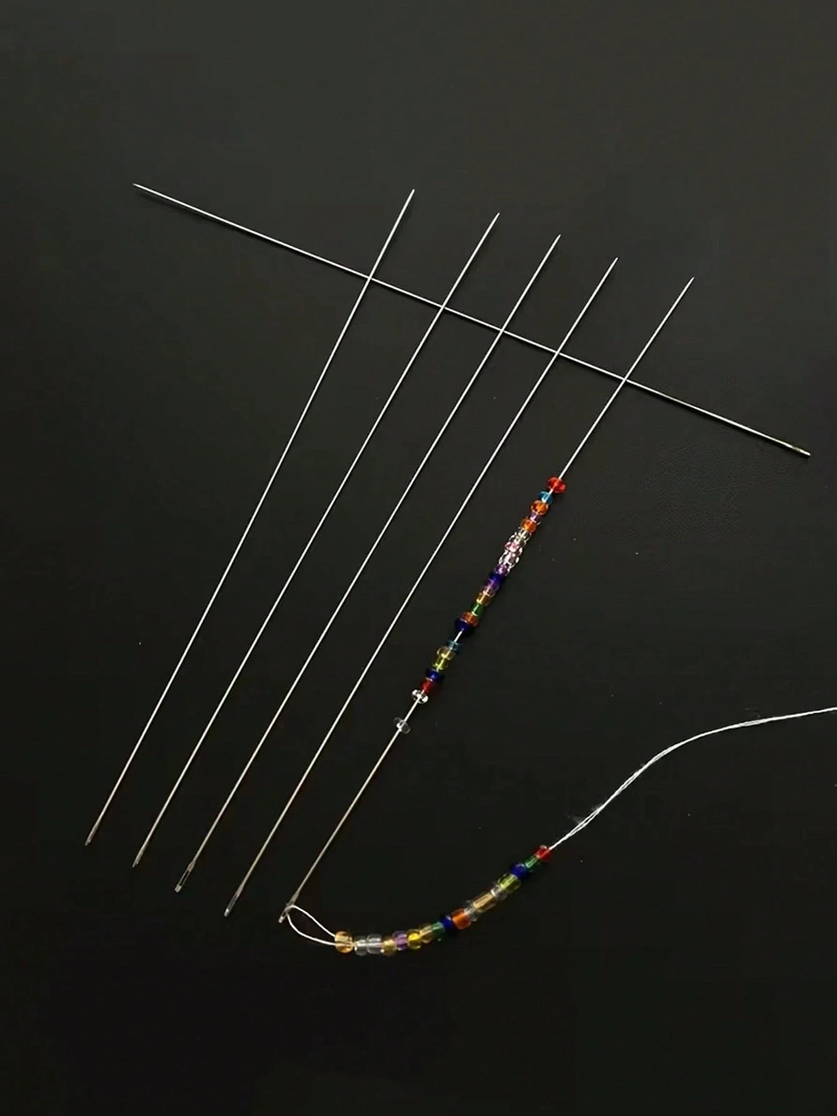 10/25pcs Ultra-Fine Beading Needles, Fine Needles, Seed Bead Needles, Beading Needles, DIY Handmade Necklace And Bracelet Needles, Suitable For Different Lengths, Meet The Needs Of Various Beads. 5 Si