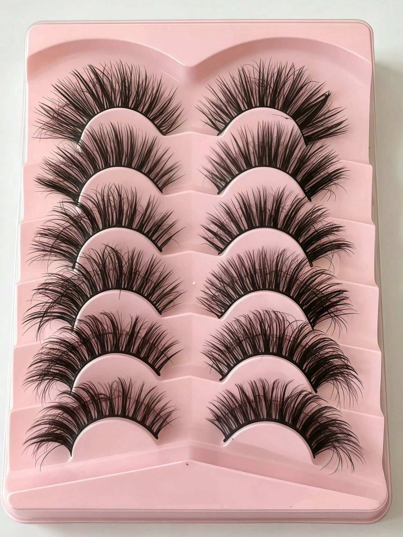 10/7 Pairs Luxury 5D Faux Mink Long Lasting Natural Dramatic Curl Eyelash Extensions- Thick, Full, Sweet 3D False Eyelashes For Glamorous Look- Reusable & Easy To Apply