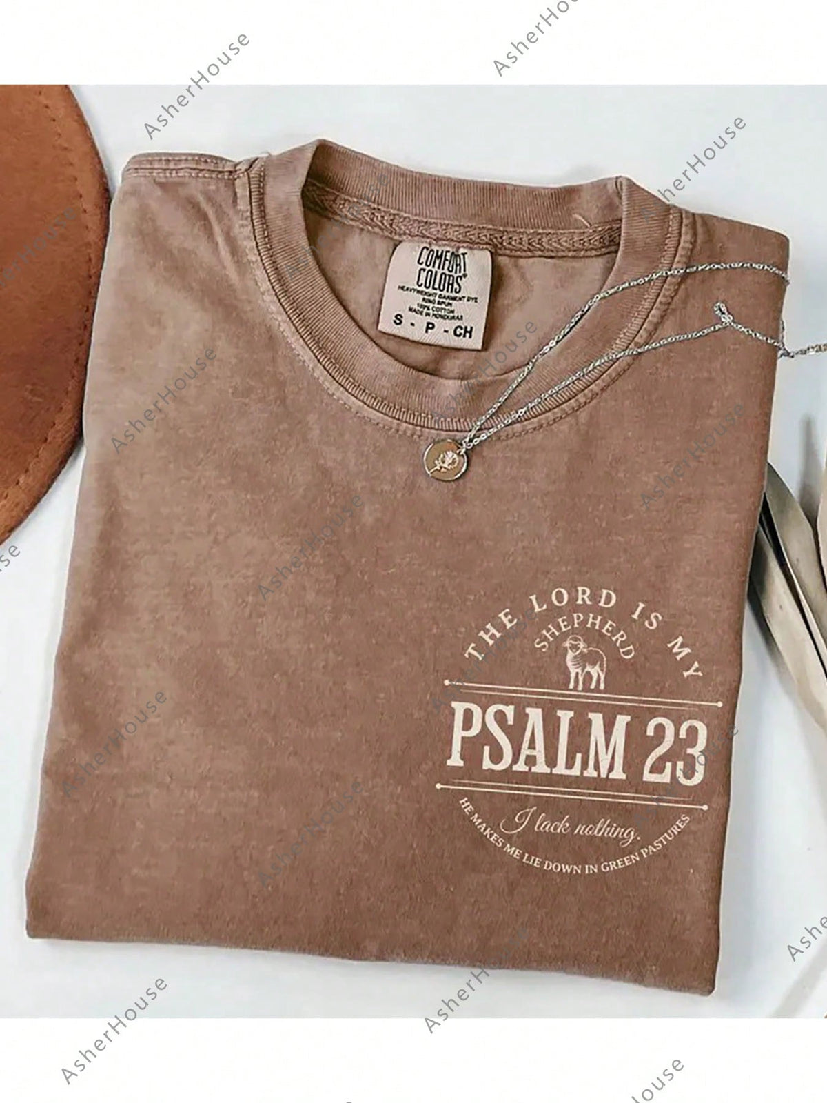 100% Cotton Unisex Round Neck 230g Washed, Adventure-Loving Sheep Print T-Shirt, High-Quality Batik Cotton Vintage Fashion Brand T-Shirt, Men's T-Shir