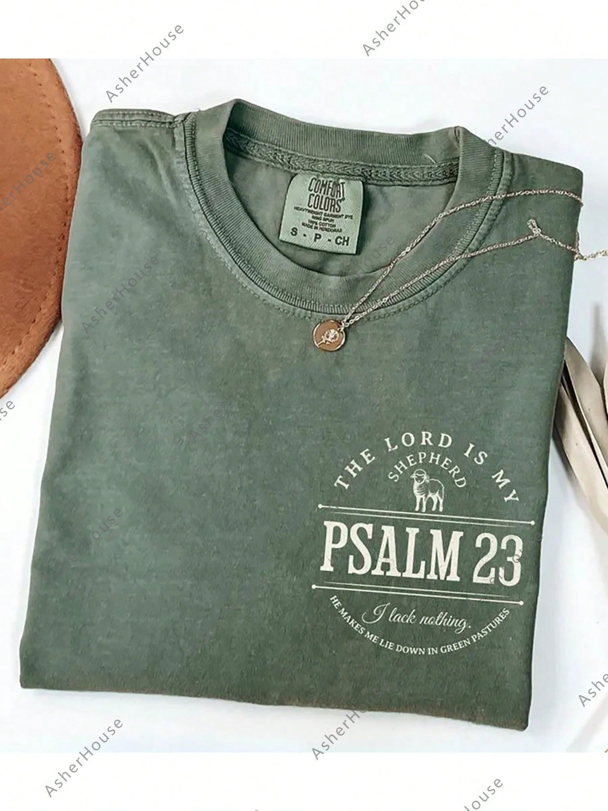 100% Cotton Unisex Round Neck 230g Washed, Adventure-Loving Sheep Print T-Shirt, High-Quality Batik Cotton Vintage Fashion Brand T-Shirt, Men's T-Shir