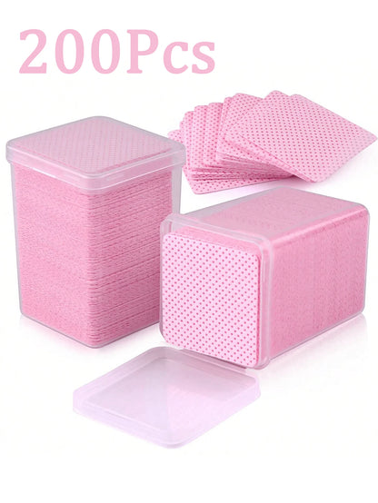 1000/400pcs Gel Nail Polish Remover Wipes Cleaner Nail Remover Lint Free Wipes Cleaner Paper Pad Wholesale Makeup Tools, Cleaner, Nail Art, Nail Polish Remover, Lint Free Wipes, Cleaner, Paper Pad