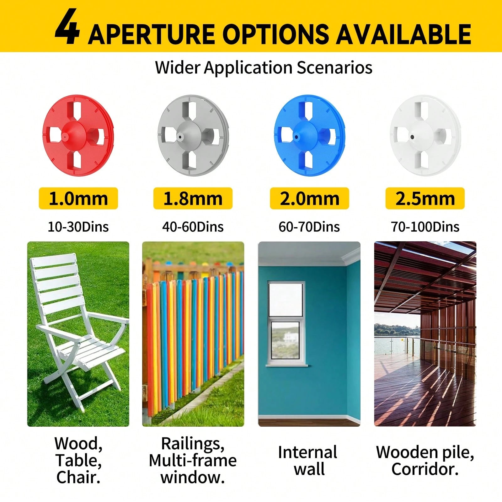 1000ml Electric Paint Sprayer Spray Gun Indoor Outdoor, High Pressure&Easy Painting, Pure Copper Motor + Aluminum Kettle, 360° Rotatable 3 Patterns For Furniture Wall Fence – Yellow