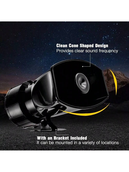 100W 12V 7 Sound Loud Car Alarm P-Olice Fire Horn Siren PA Speaker MIC System Kit