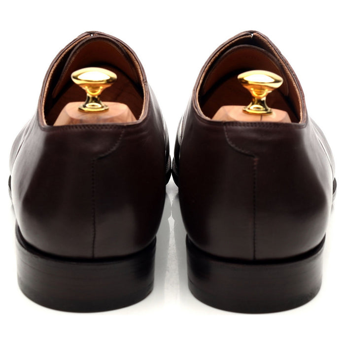 '101198' Dark Brown Leather Oxford UK 12 E