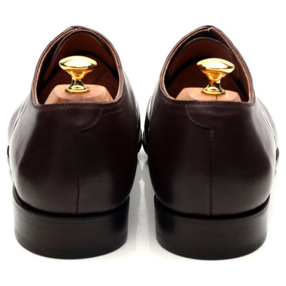 '101198' Dark Brown Leather Oxford UK 12 E