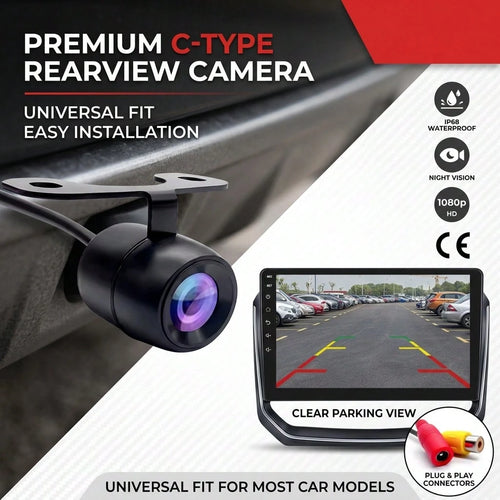 1080P HD Night Vision Car Rear View Backup Camera IP68 Waterproof Wide Angle Parking Reverse Camera