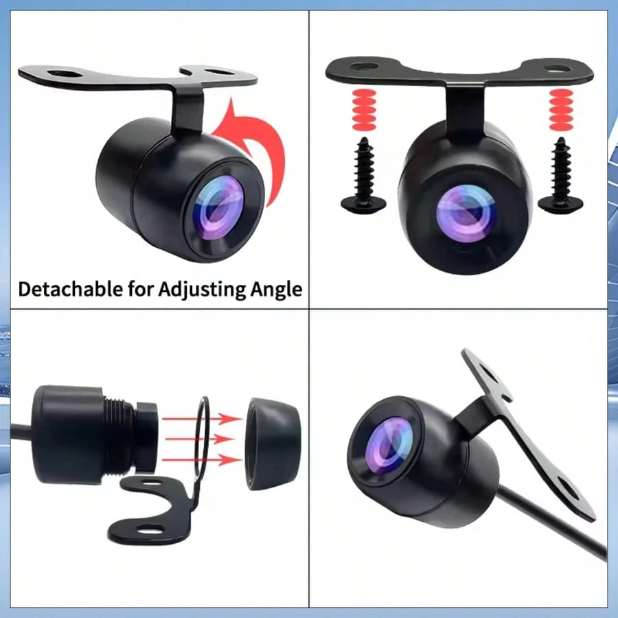 1080P HD Night Vision Car Rear View Backup Camera IP68 Waterproof Wide Angle Parking Reverse Camera
